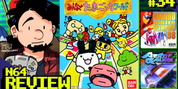 Zerando64: Análise de Nagano Winter Olympics 98, AeroGauge e Tamagotchi 64