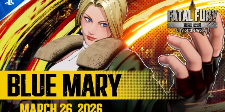 Blue Mary Chega em Fatal Fury: City of the Wolves!
