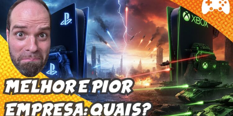 Melhor e Pior Empresa de Games: Quem se Destaca e Quem Fica Para Trás?