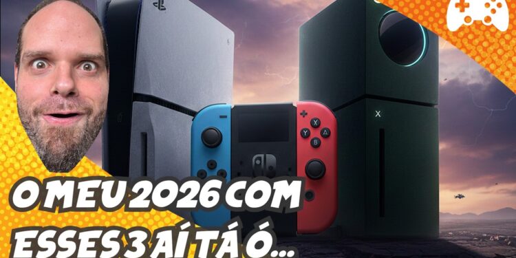 Meu 2026 em Games: PlayStation, Nintendo e Xbox em Foco