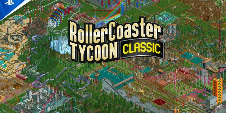 Aventura Empolgante em RollerCoaster Tycoon Classic!