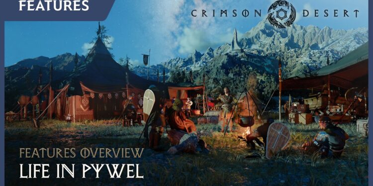 Crimson Desert: Explore Vida em Pywel com Camps, Crafting e NPCs em 4K