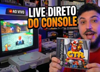 Crash Team Racing no PS1: Acelere na Live Direto do Console!