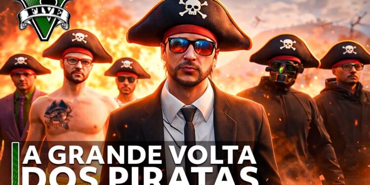 A GRANDE VOLTA dos Piratas em GTA V: Aventuras no Mar!