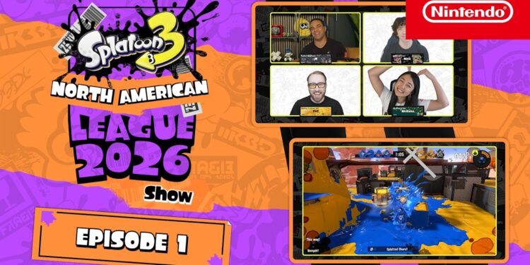 Ação e Estratégia em The Splatoon 3 North American League Show 2026!