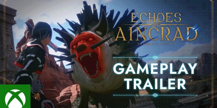 Explore o mundo em Echoes of Aincrad – Gameplay Trailer