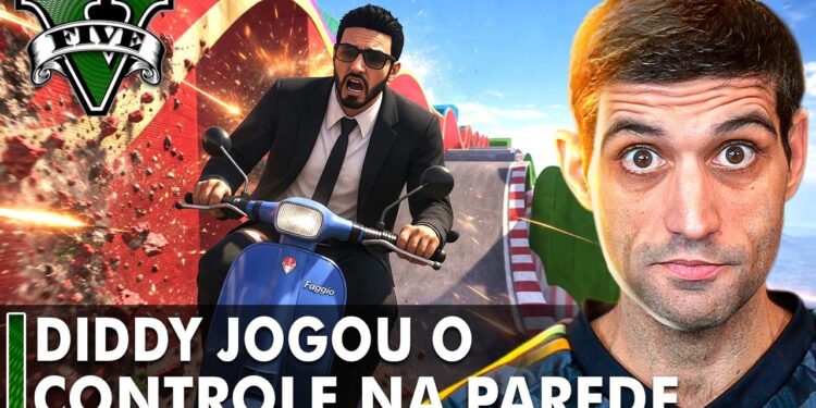 GTA V: Diddy Arremessa Controle na Parede em Momento Épico