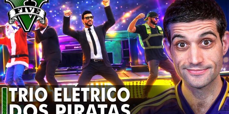 GTA V: Aventura do Trio Elétrico dos Piratas