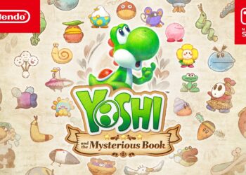 Aventura mágica em Yoshi and the Mysterious Book!