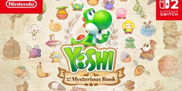 Aventura mágica em Yoshi and the Mysterious Book!