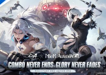 Aventure-se em Crystal of Atlan X NieR:Automata!