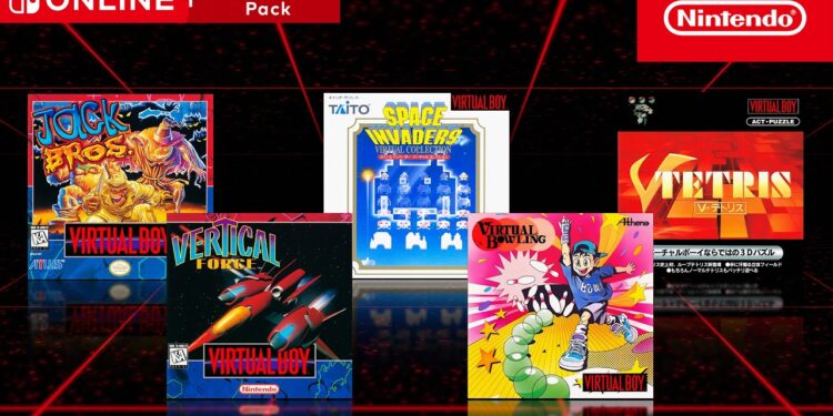 Atualizações de Maio de 2026 para Virtual Boy – Nintendo Classics