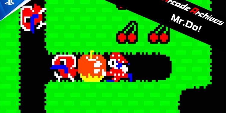 Reviva a Diversão em Arcade Archives 2 Mr.Do!