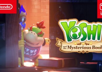 Aventura Encantada em Yoshi and the Mysterious Book
