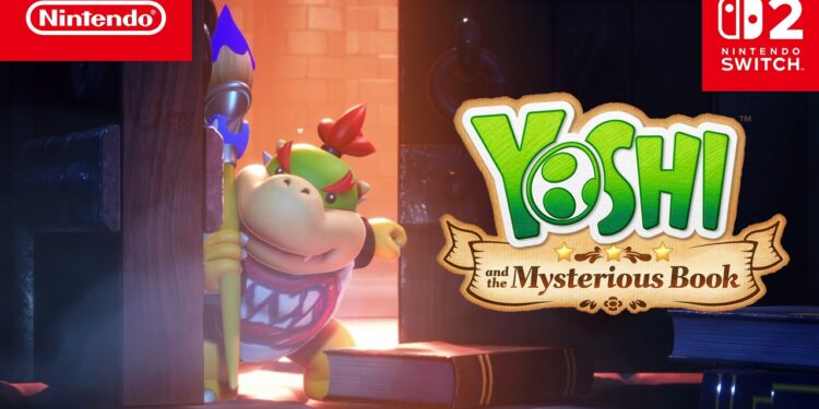 Aventura Encantada em Yoshi and the Mysterious Book