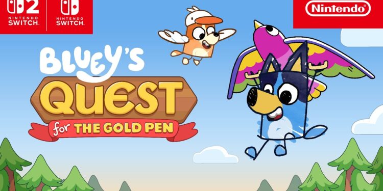 Aventuras Douradas em Bluey’s Quest for the Gold Pen