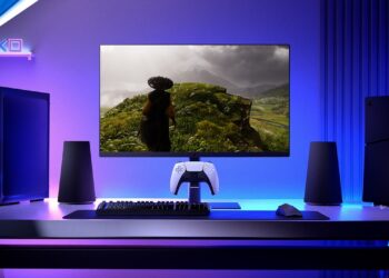 Desvende o Design do 27 Gaming Monitor com Carregador DualSense