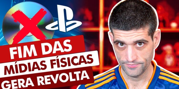 FIM das MÍDIAS FÍSICAS do Playstation: Revolta Entre os Gamers