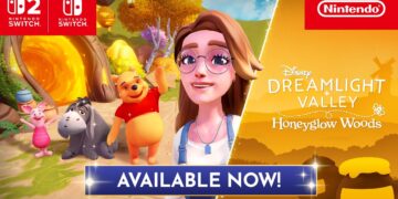 Aventura mágica em Disney Dreamlight Valley: Honeyglow Woods