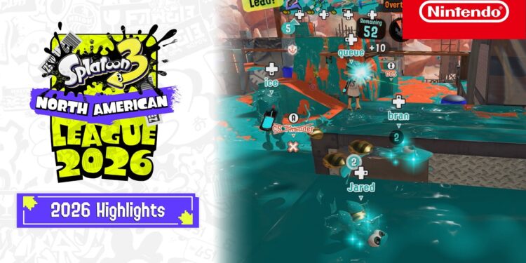 Destaques da Temporada 2026 de Splatoon 3 North American League