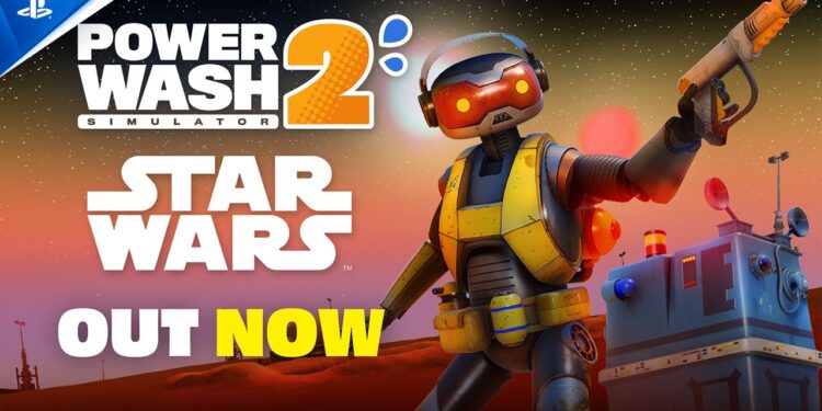 Desperte a força com PowerWash Simulator 2: Star Wars Pack!