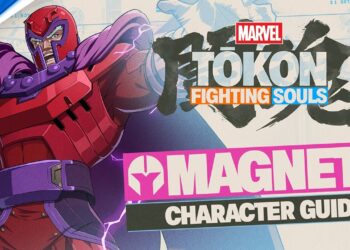 Dominando Magneto em Marvel Tōkon: Fighting Souls