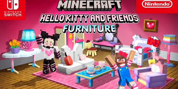 Decore seu Mundo com Minecraft – Hello Kitty and Friends