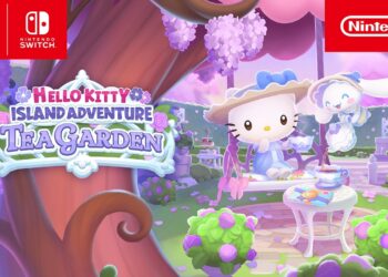 Aventure-se no Jardim de Chá em Hello Kitty Island Adventure
