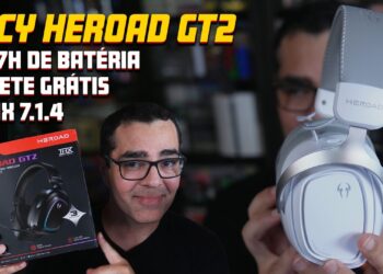 Impressões do QCY Heroad GT2: Bateria de 127H e Compatibilidade com PC, PS5 e Switch!