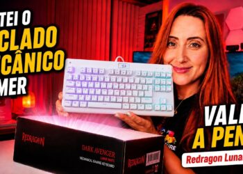 Teste do Teclado Redragon Averger Dark: Lunar White – Custo Benefício em Jogo