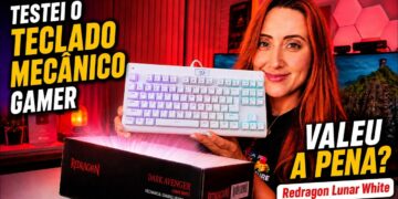 Teste do Teclado Redragon Averger Dark: Lunar White – Custo Benefício em Jogo