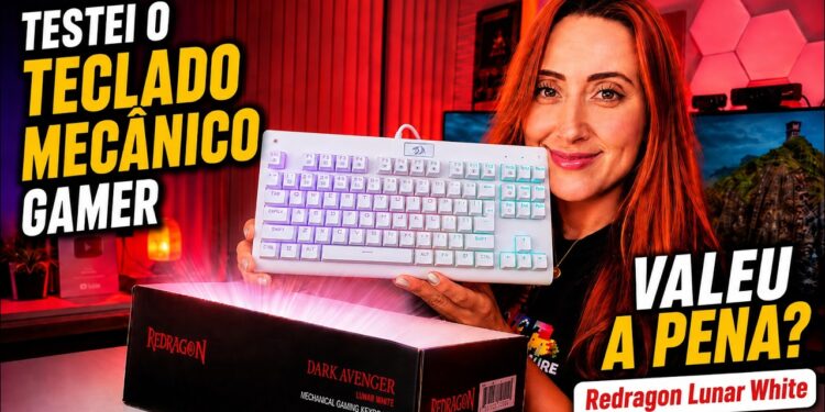 Teste do Teclado Redragon Averger Dark: Lunar White – Custo Benefício em Jogo