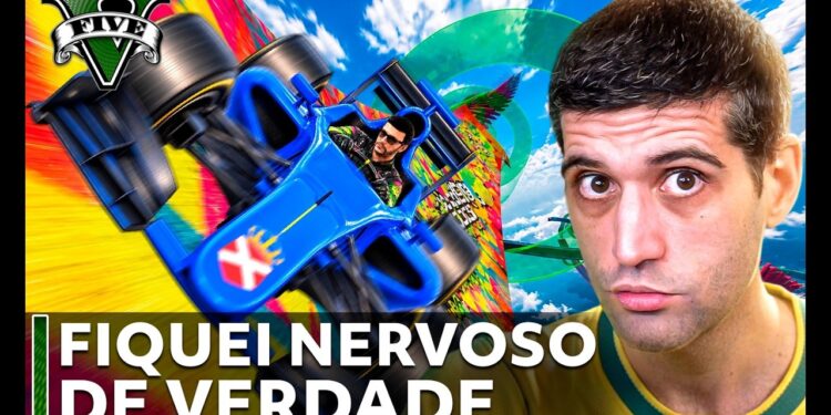 Desafie as leis da física em GTA V: uma corrida que vai te deixar nervoso de verdade