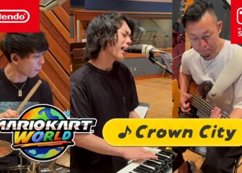 Mario Kart World: Corrida pela Coroa na Cidade Imperial.
