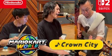 Mario Kart World: Corrida pela Coroa na Cidade Imperial.
