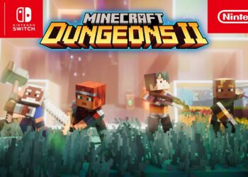 Explore masmorras e batalhas intensas no Minecraft Dungeons II.