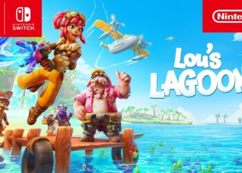 Aventuras emocionantes aguardam em Lou’s Lagoon!