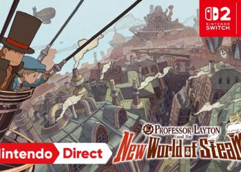 Professor Layton: Novo Mundo a Vapor – Nintendo Direct