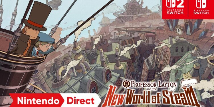 Professor Layton: Novo Mundo a Vapor – Nintendo Direct